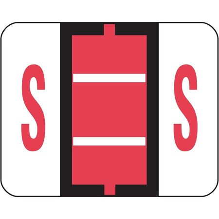 Smead Label, Bccr, Endtab, S, Pink Pk SMD67089